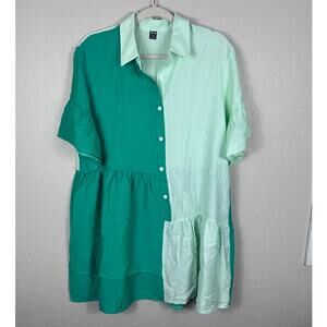 Leasty Green Dress Womens size Large